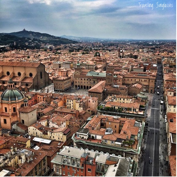 Bologna view from Two Towers