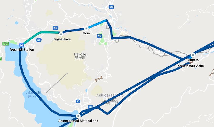 Hakone itinerary sightseeing