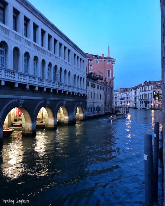 Venice evening illumination