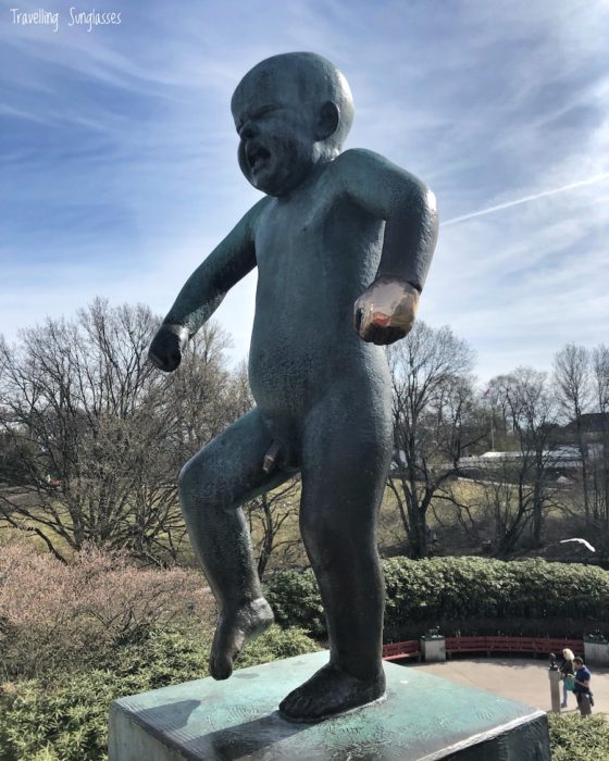Baby statue Vigeland Oslo