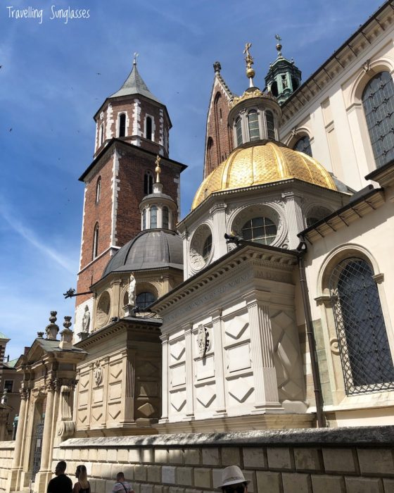Krakow Wawel Cathedral domes