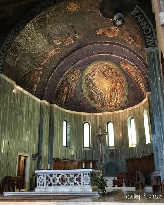 Trieste San Giusto Church interior mosaic