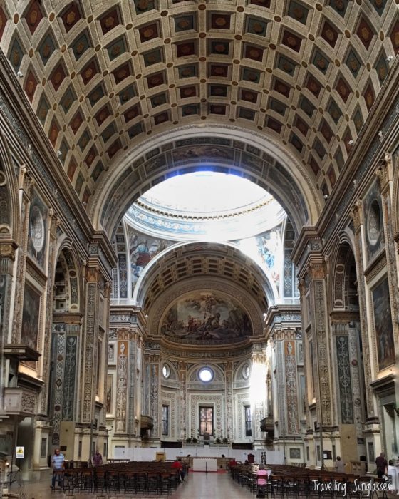 Mantova Basilica Sant'Andrea interior Saint Andrew