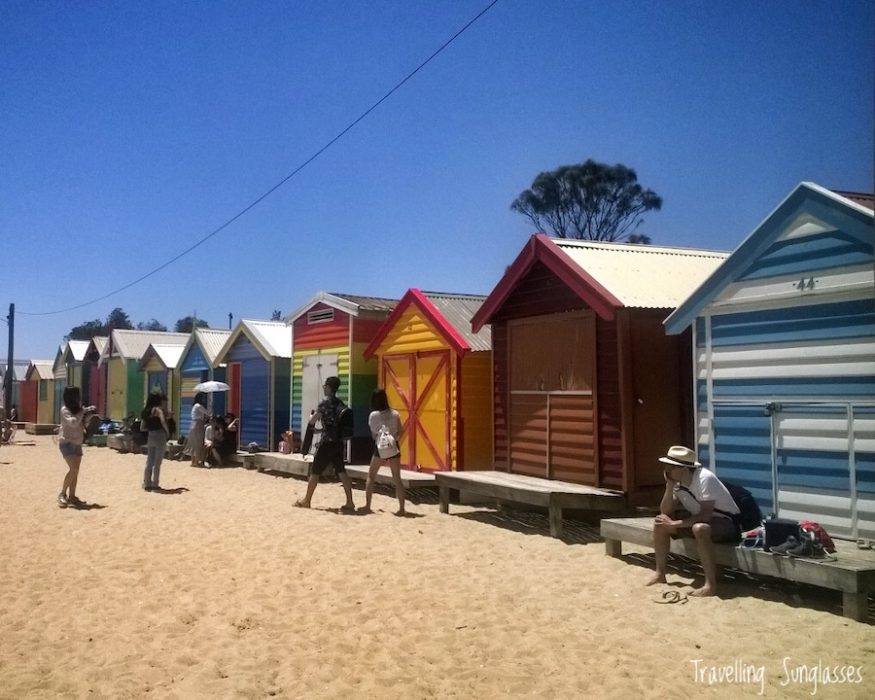 Melbourne Brighton beach boxes colorful beach huts