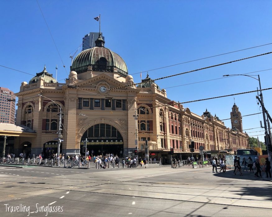 Melbourne Flinders Street Station by day