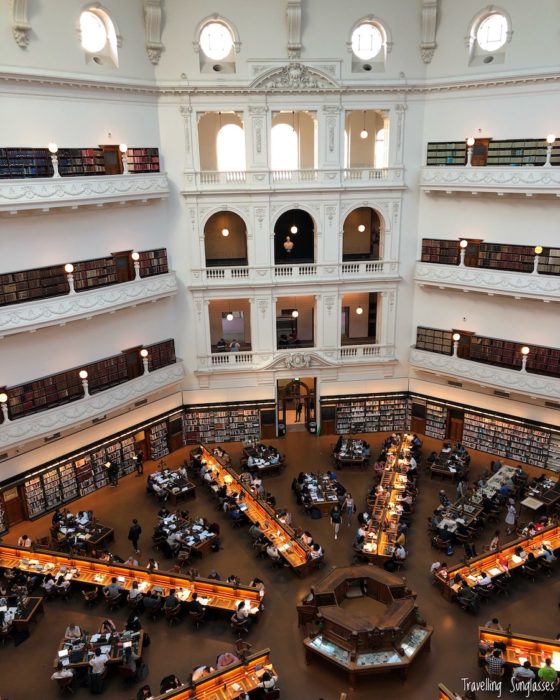 Melbourne State Library Victoria La Trobe reading room