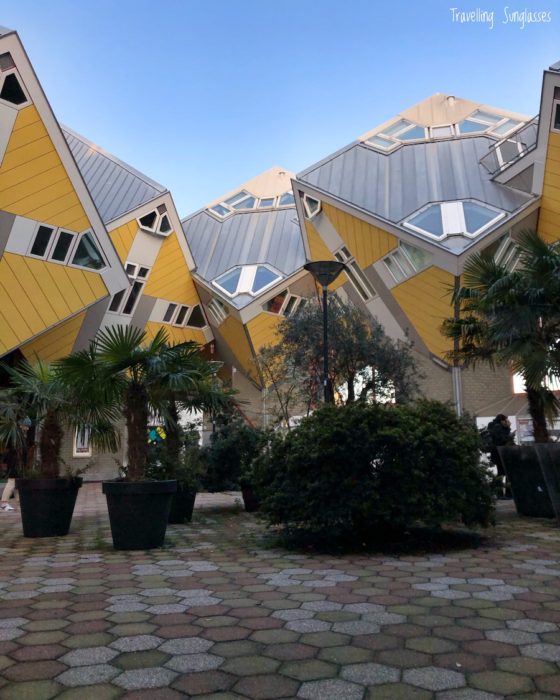 Rotterdam Cube Houses courtyard