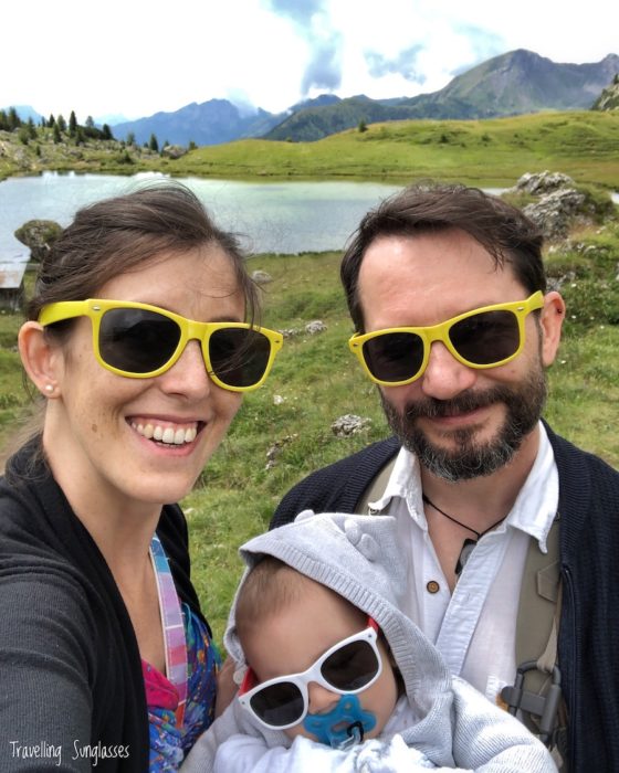 Travelling Sunglasses Lago di Valparola