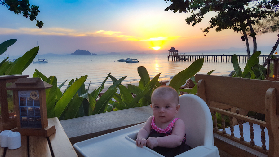 Travel to Thailand with a baby