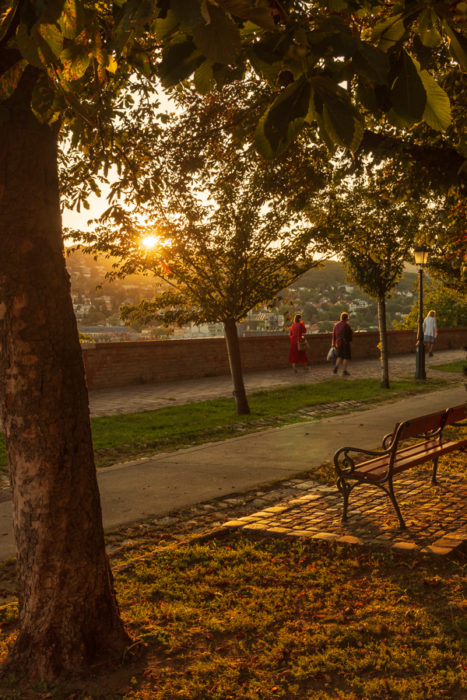 What to do in Budapest in autumn sunset Buda hills