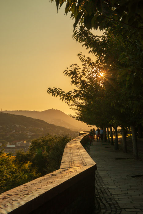 What to do in Budapest in summer sunset Buda hills