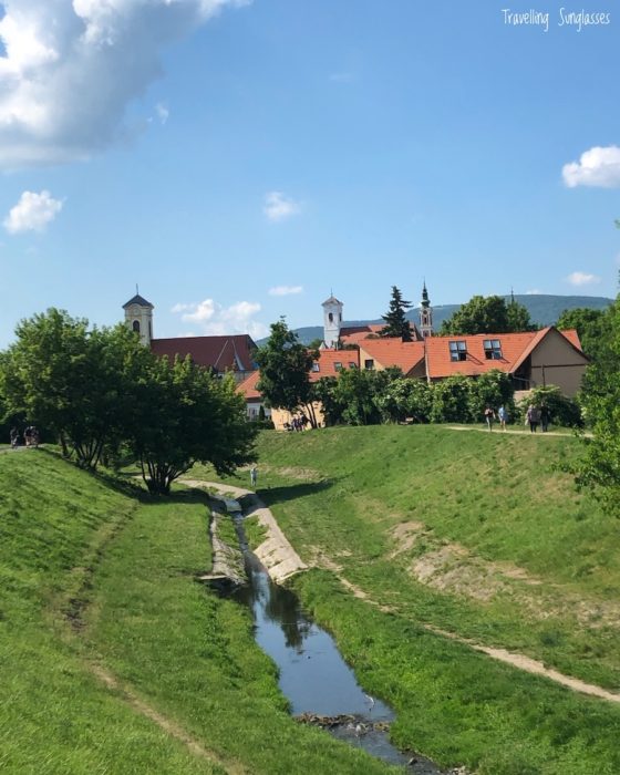 Szentendre view from stream