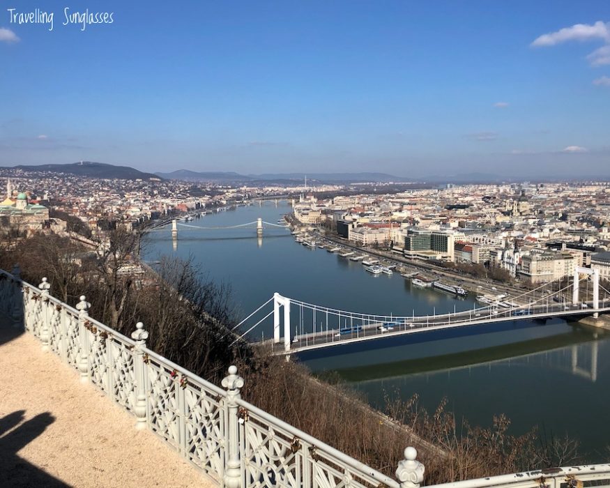 Budapest Gellert Hill view from Liberty Statue