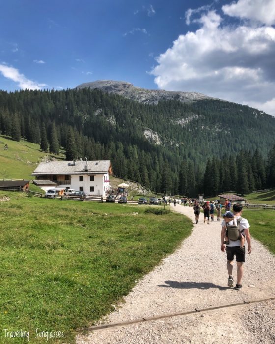 Ra Stua refuge return Cortina hike