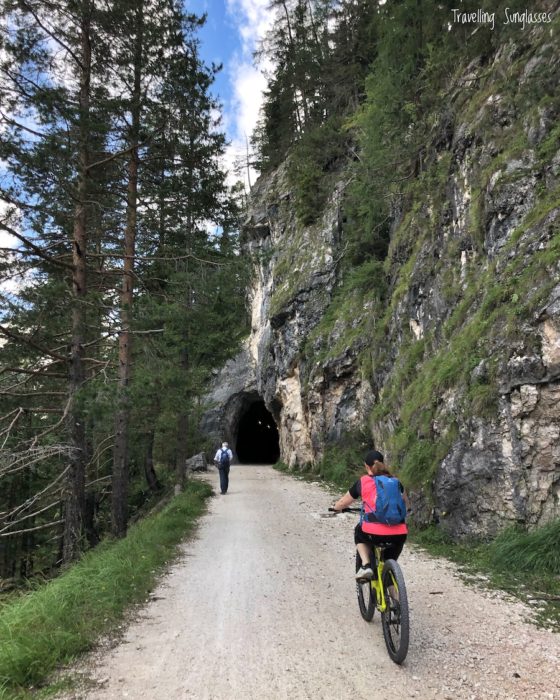 Cortina-Dobbiaco bike tunnels