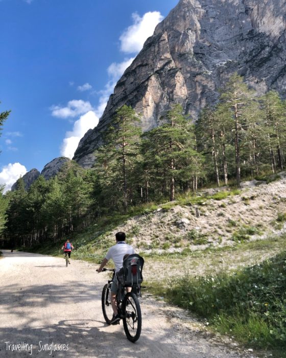 Cortina Dobbiaco cycling path Cortina Fiames
