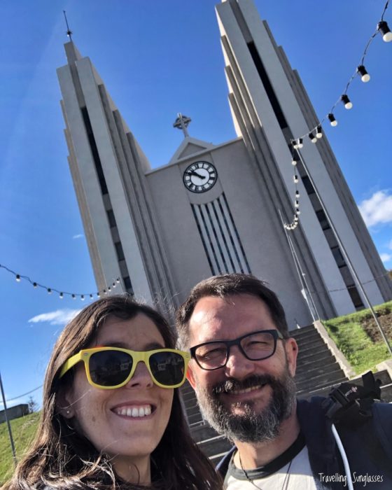Akureyri church Iceland itinerary Travelling Sunglasses