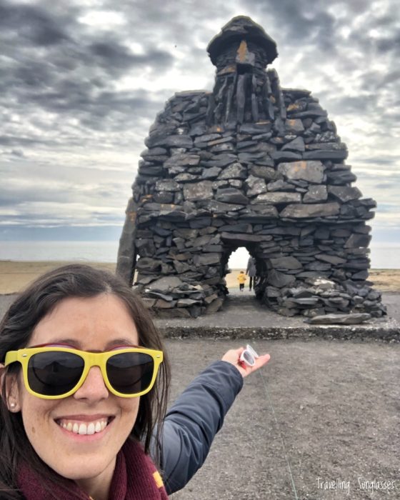 Bardur statue Iceland itinerary Travelling Sunglasses