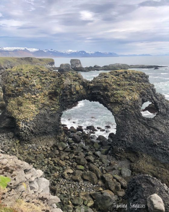 Gatklettur stone arch Iceland itinerary