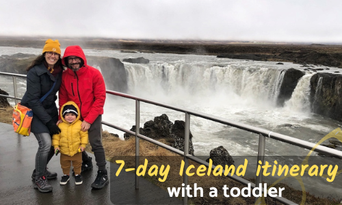 7 day Iceland itinerary with a toddler