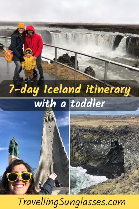 7 day Iceland itinerary with a toddler pin