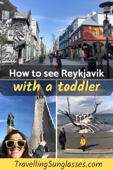 Reykjavik with a toddler pin
