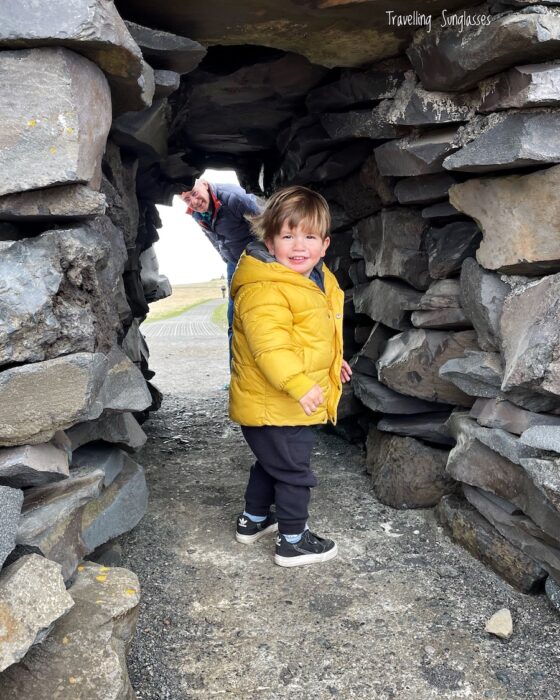 Snaefellsnes peninsula with a toddler Arnarstapi Bardur Alex