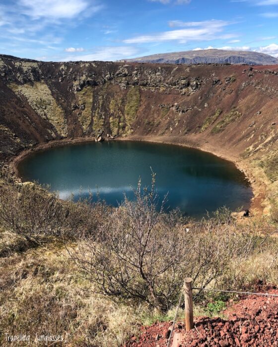 Golden Circle Iceland itinerary Kerid crater