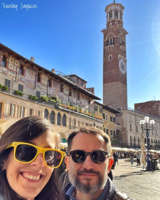 Verona Piazza delle Erbe Travelling Sunglasses