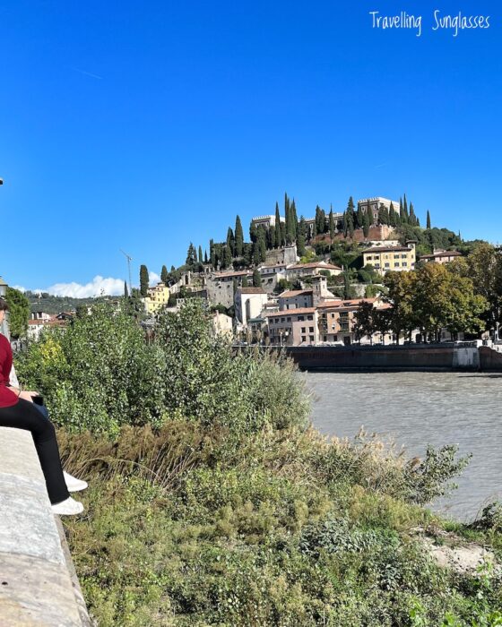 Verona view from river Adige