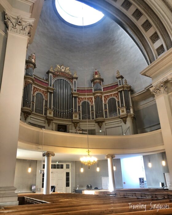 Helsinki Cathedral interior Finland with kids